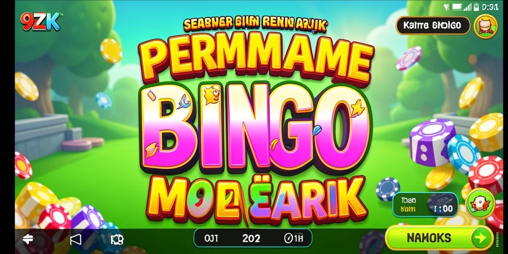 Gameplay seru di 9ZK dengan atmosfer Bingo yang menegangkan.