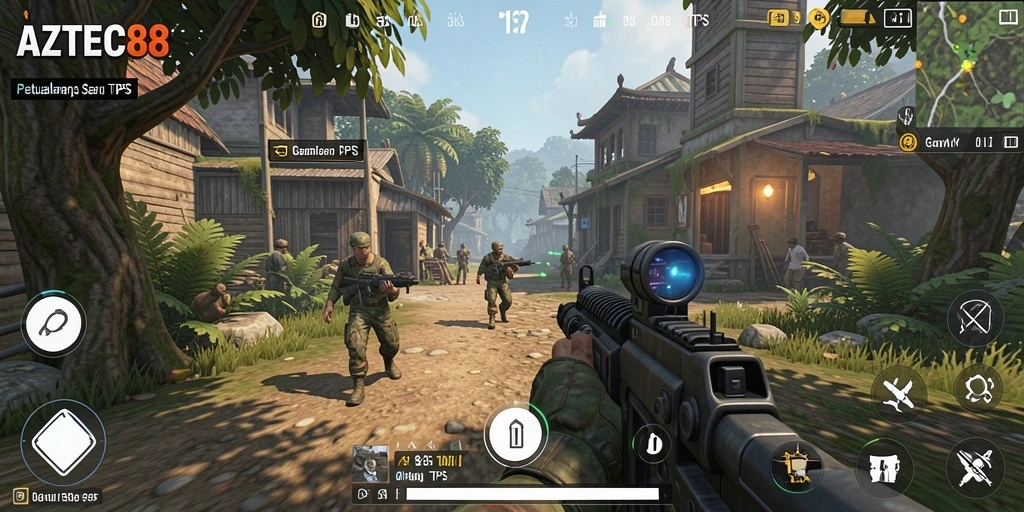 Gameplay AZTEC88 yang mendebarkan dan penuh aksi.