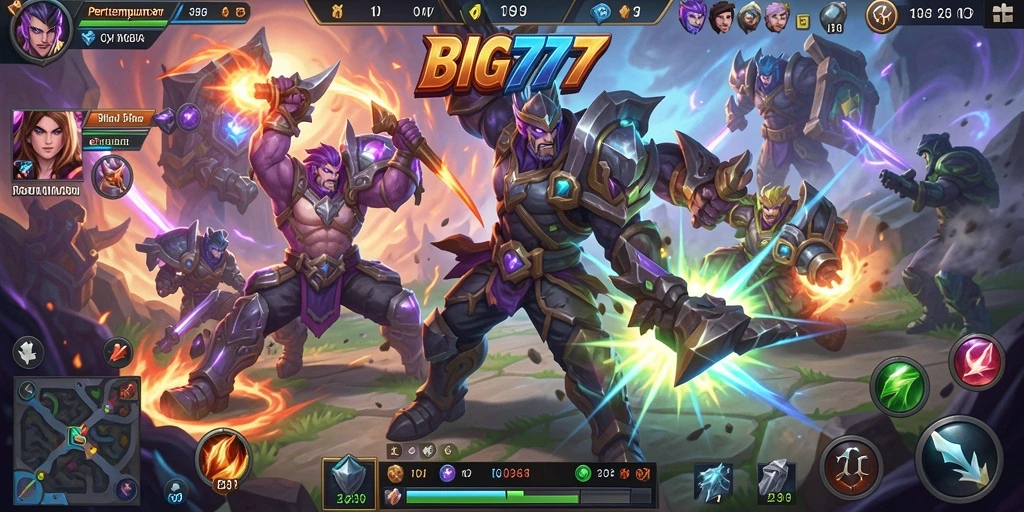 Gameplay seru dalam BIG777 yang menuntut strategi tim.