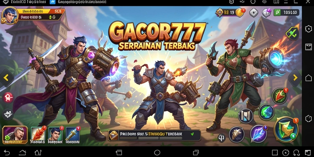 Tampilan gameplay menarik dan interaktif di GACOR777.