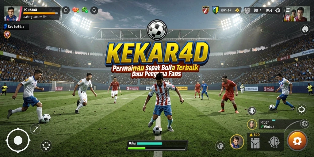 Gameplay menarik <strong>KEKAR4D</strong> yang menghadirkan aksi sepak bola realistik.
