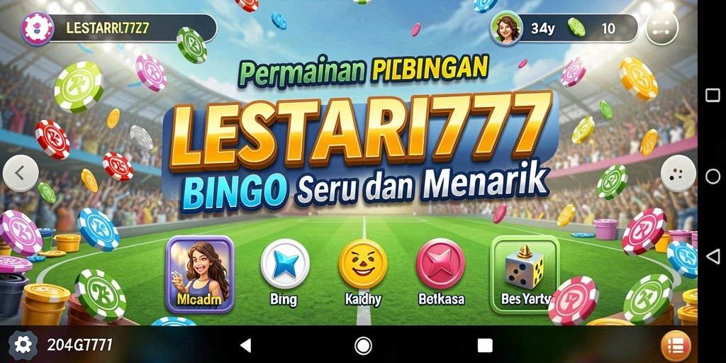 Tampilan gameplay Bingo yang seru dan interaktif di LESTARI777.