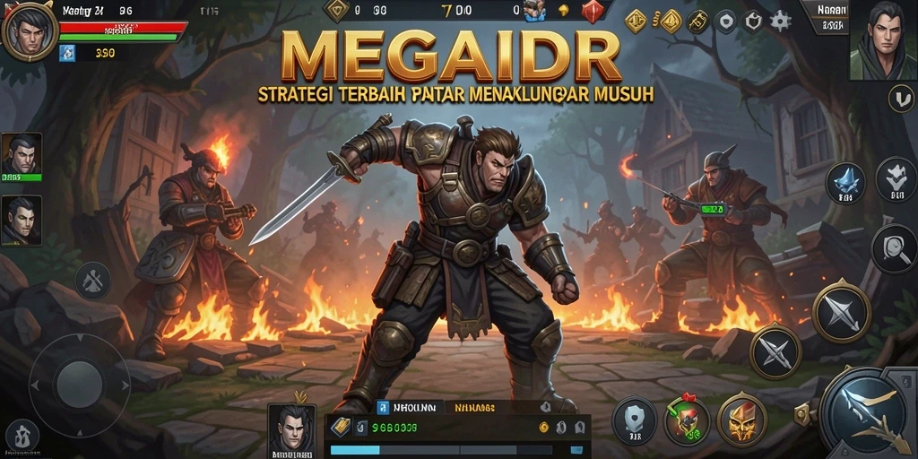 Tampilan gameplay <strong>MEGAIDR</strong> yang intens dengan strategi mendalam.