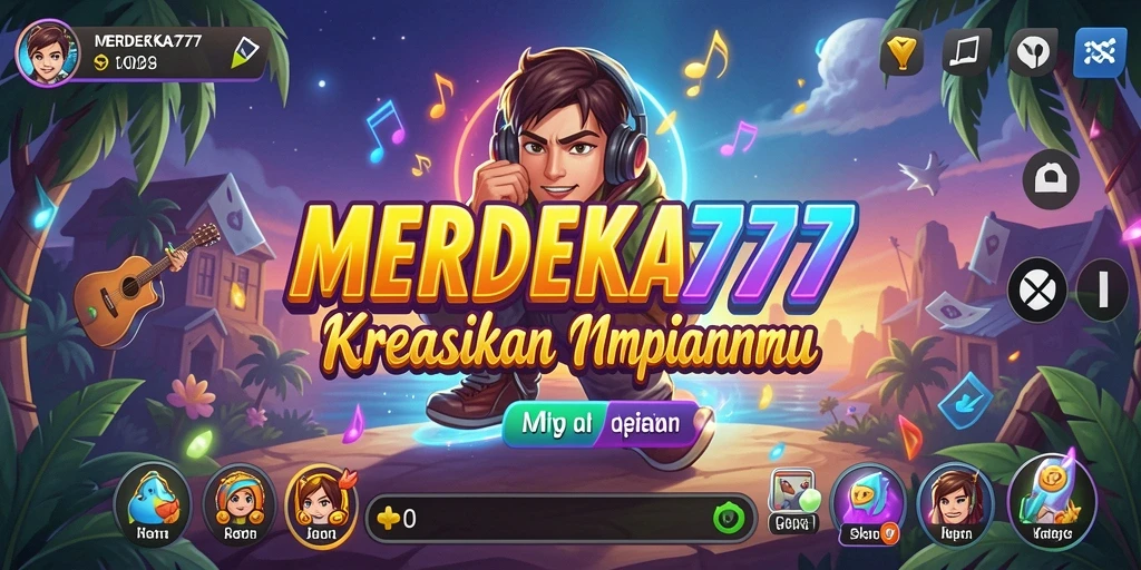 Tampilan gameplay MERDEKA777 yang menarik dan interaktif.