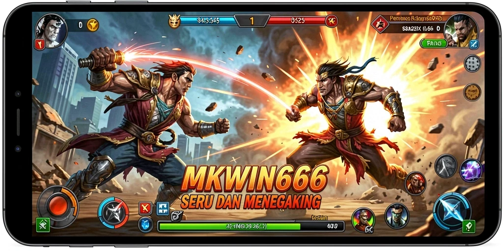 Tampilkan gameplay MKWIN666 yang seru dan menegangkan dalam pertarungan.