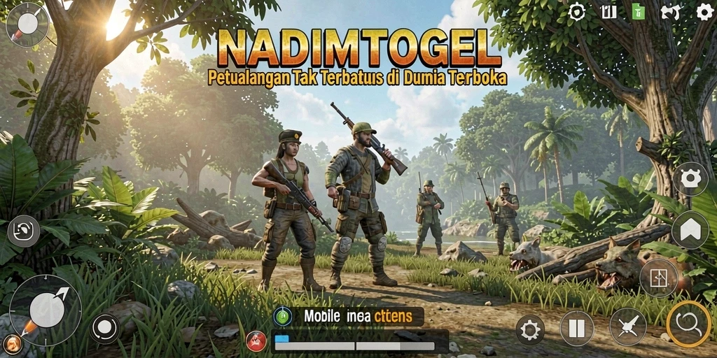 Gameplay NADIMTOGEL yang menakjubkan di dunia terbuka.