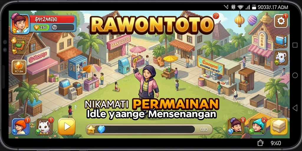 Tampilan gameplay RAWONTOTO yang mengasyikkan dan penuh warna.