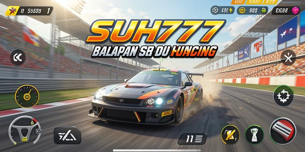 Gameplay mendebarkan dalam SUHU777 memperlihatkan adu kecepatan.