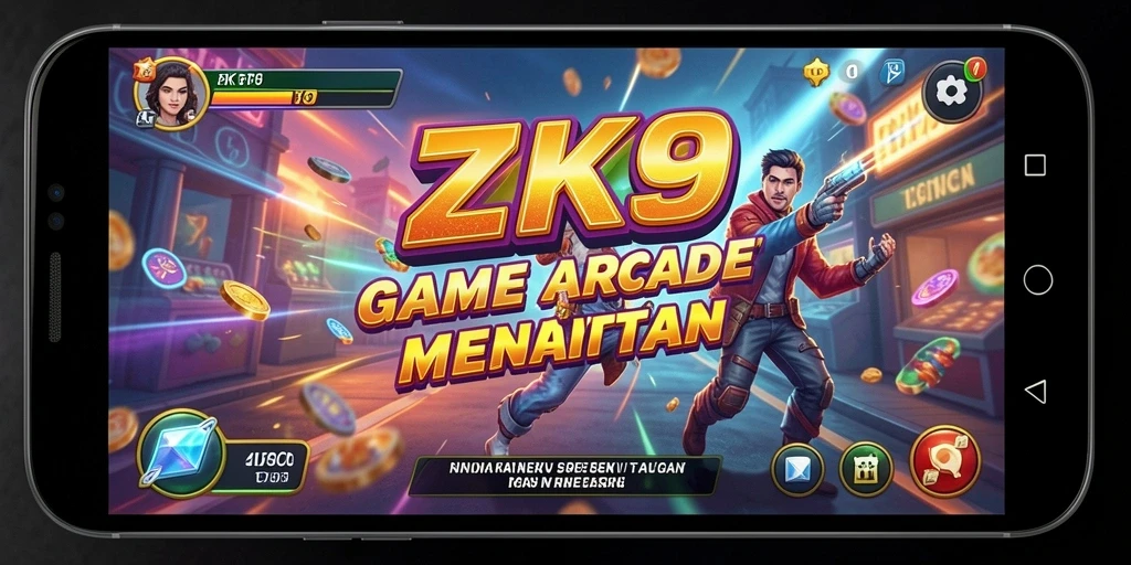 Gameplay ZK9 dengan karakter dan level menantang.
